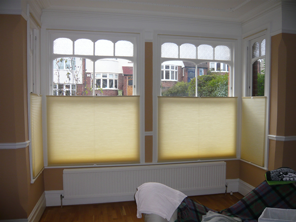 Bottom Up - Top Down duette blinds fitted in London
