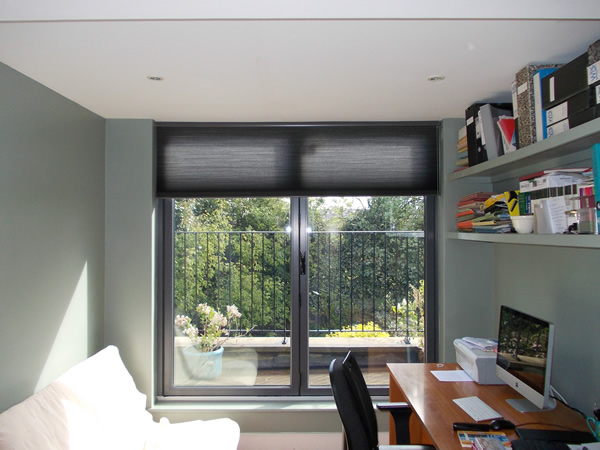 Duette blind for patio doors in North London