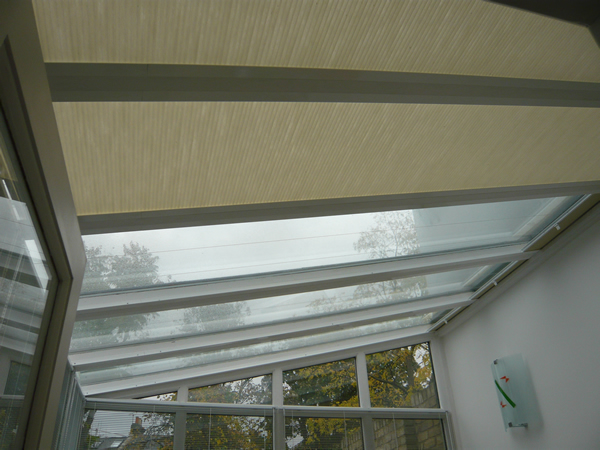 Duette roof blinds fitted in North London