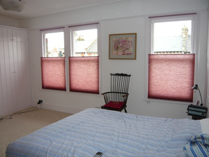 Duette bottom up blinds fitted in Tufnell Park North London