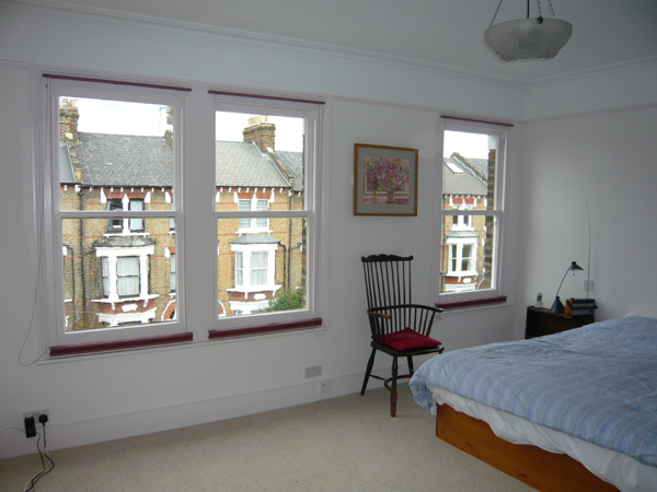 Duette bottom up blinds installed in Tufnell Park North London