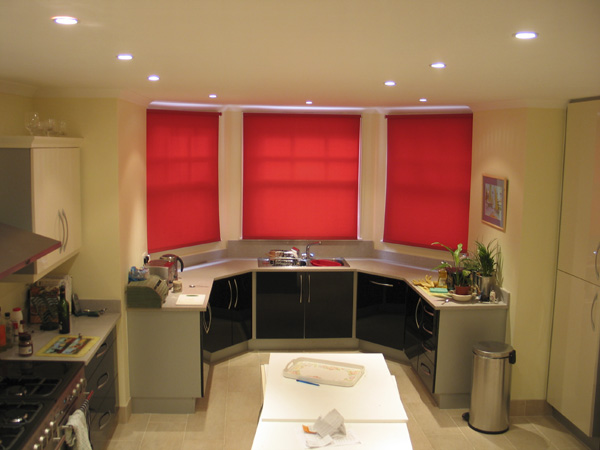 Kitchen roller blinds
